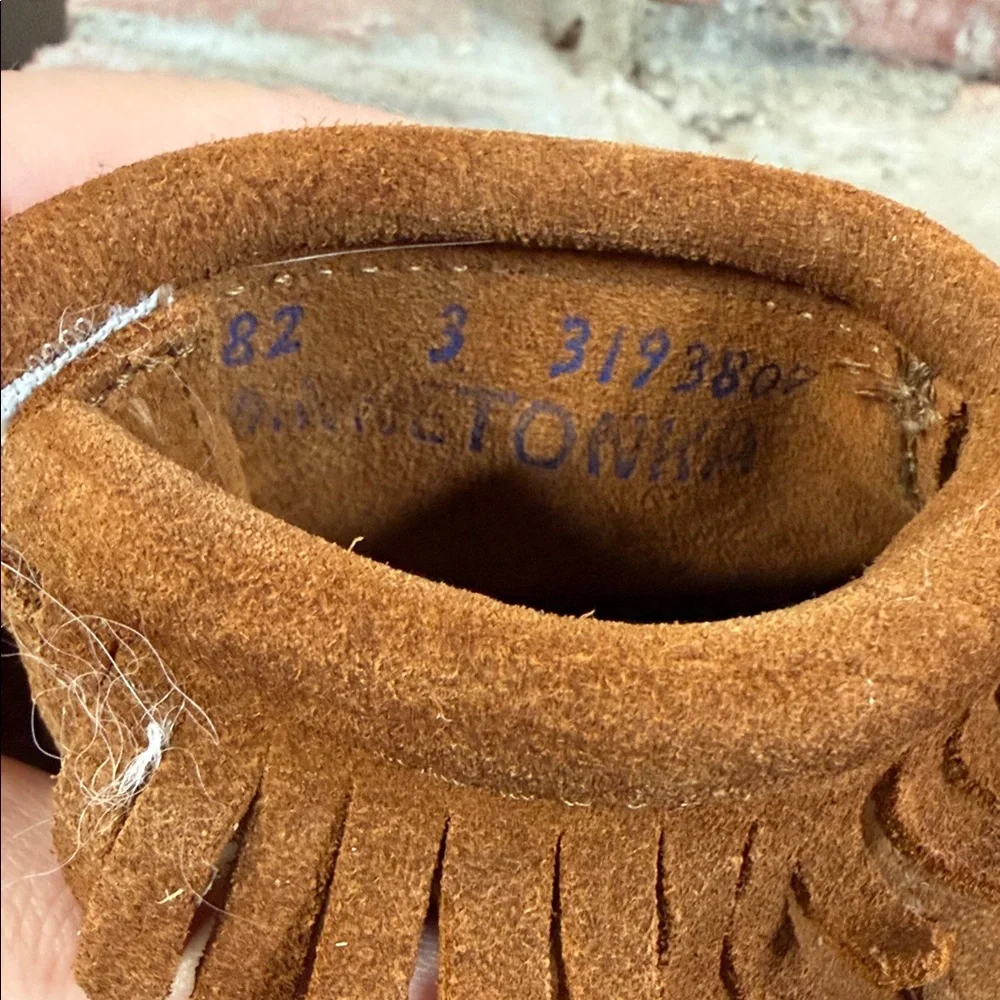 Minnetonka Fringe Kids Moccasins